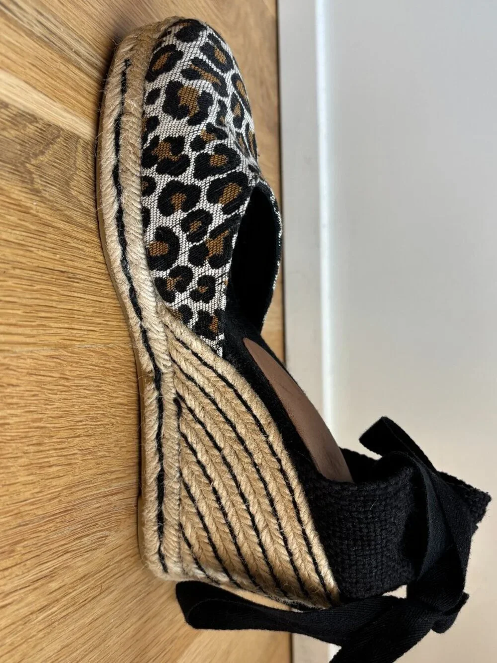 Castañer Espadrille Wedges in Animal Print